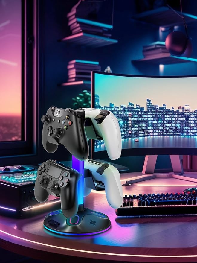 RGB Headphone Stand for Desk, Innovative Headset Stand - Image 6