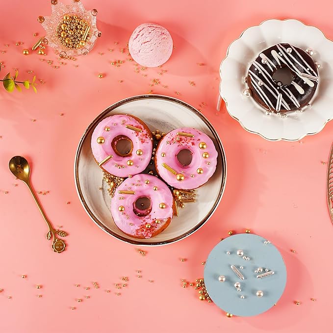 Kasvan Gold and Silver Sugar Sprinkles - Image 6