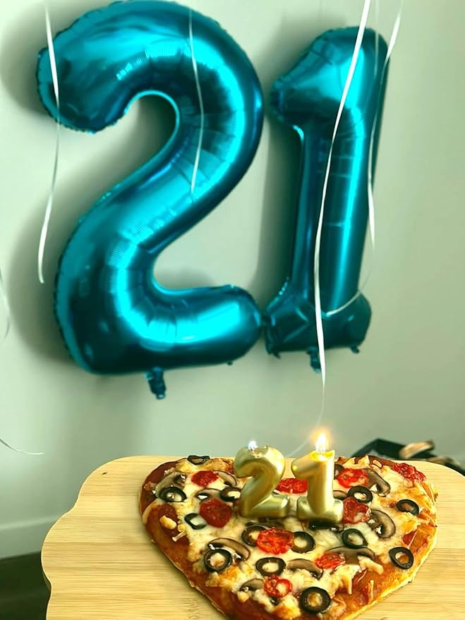 Blue 40 Inch 0 Number Balloons, 0 Decorations - Image 5