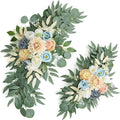 Artificial Blush Pink Wedding Arch Flower Swags Set of 2 by UdoulaFlowersforLife