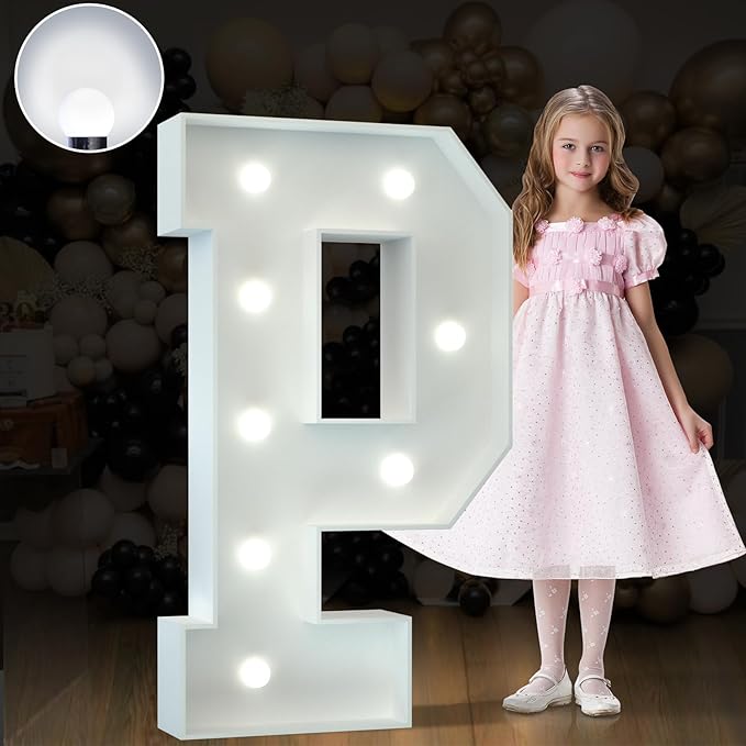Marquee Letters 3 Feet Tall Large Light Up Letters Baby Shower Decorations by Letsmakeitimpressive