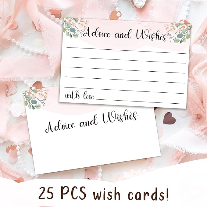Floral Advice and Wishes Cards, Double-sided Blank Cards Suitable - Image 3