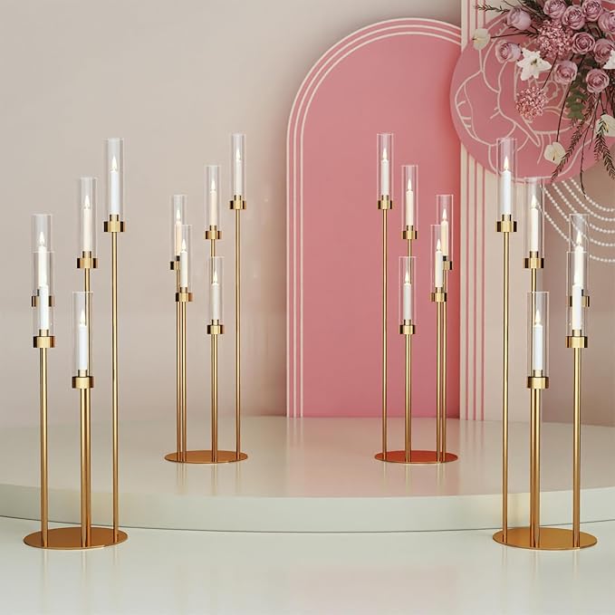 42.5'' Floor Candelabra 5 Arm Candelabra Centerpieces - Image 4