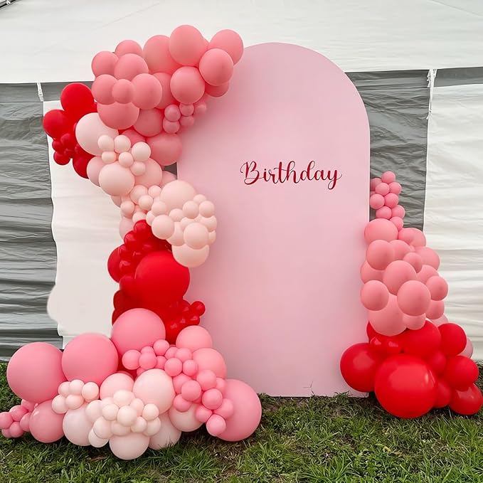 Light Pink and Red Balloons - Image 3