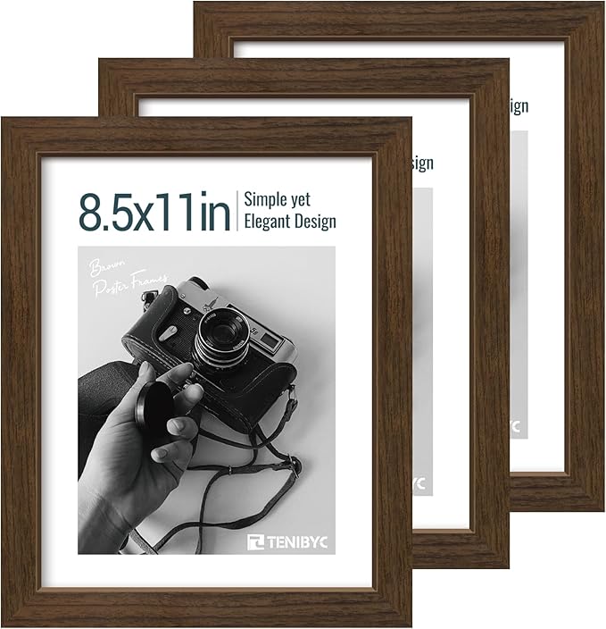 8.5x11 Picture Frame Set of 3 by TENiBYC