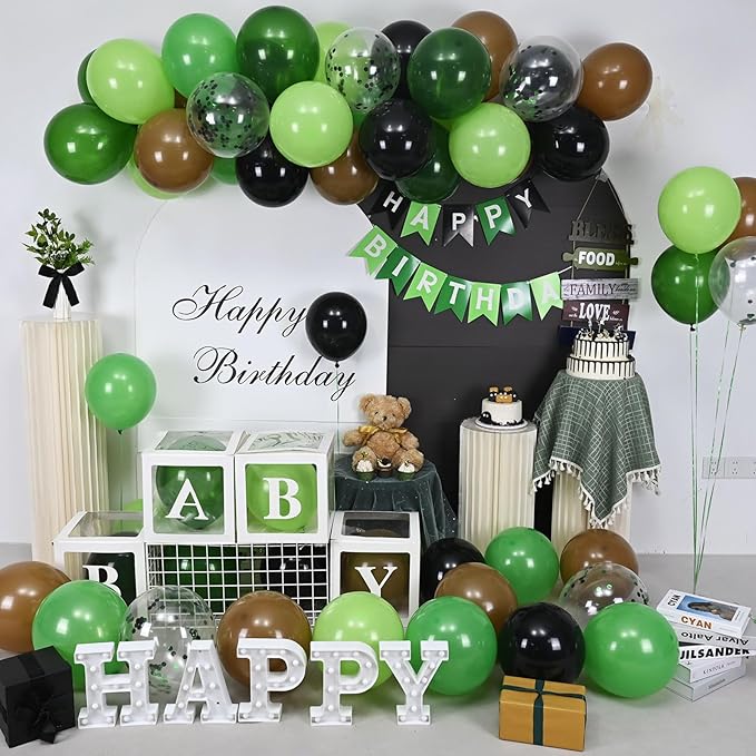 Green Brown Balloons - Image 7