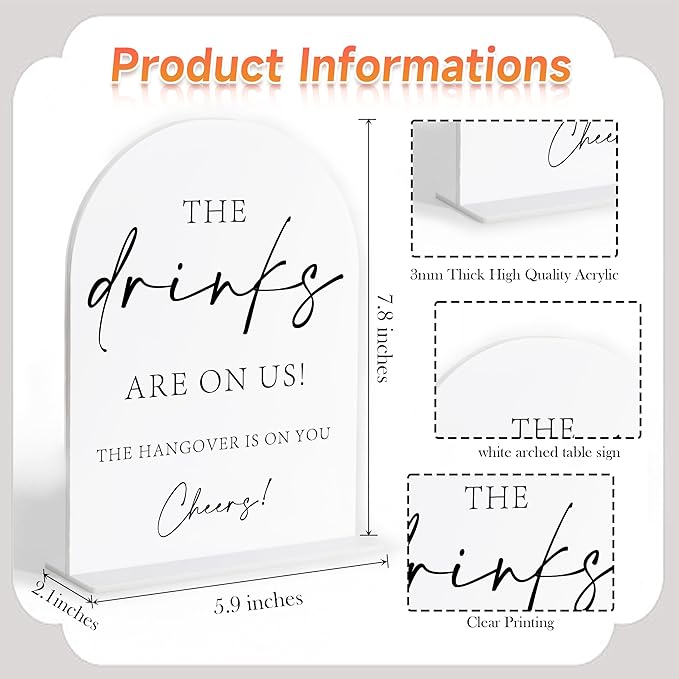 Wedding Bar Sign, Wedding Signs - Image 2