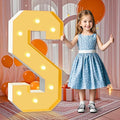 Marquee Light Up Letter S, Light Up Letters Art Craft Kit by HITINO