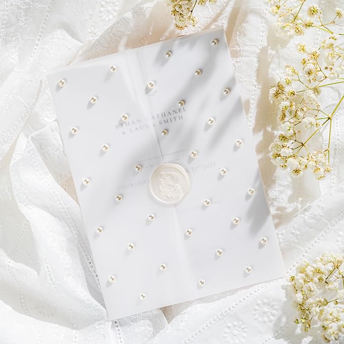 50 Pack Pre-Folded Vellum Jackets by AZAZA