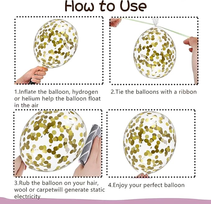Black and Gold Balloons Arch Garland Kit - Image 3
