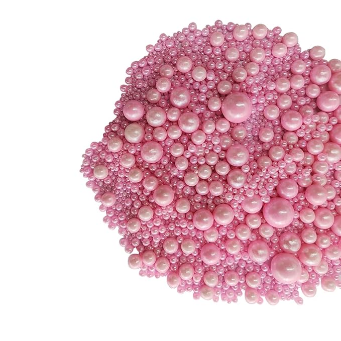 Edible Pink Sugar Pearls Candy Sprinkles 120G/ 4.23Ounce Baking Cake Sprinkles - Image 3