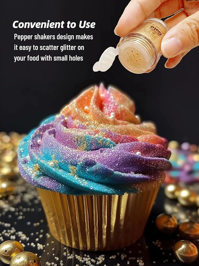 Shanlinly Silver Edible Glitter - Image 6