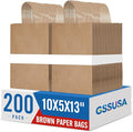 GSSUSA Brown Kraft Paper Gift Bag by GSSUSA