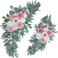 ponatia Artificial Wedding Arch Flowers, Dusty Rose Wedding Flowers by ponatia