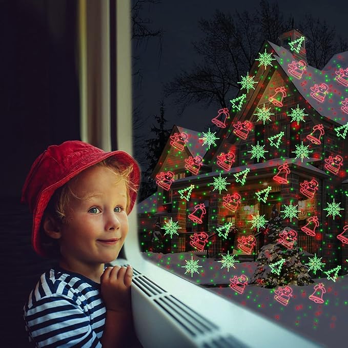 Christmas Projector Lights Outdoor, Led Christmas Laser Lights Landscape - Image 9