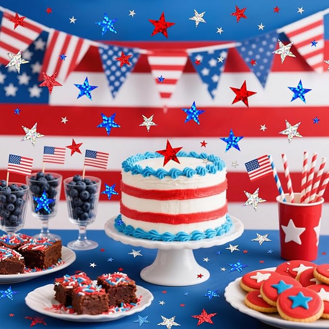 MARFOREVER Glitter 4th of July Star Confetti - Image 7