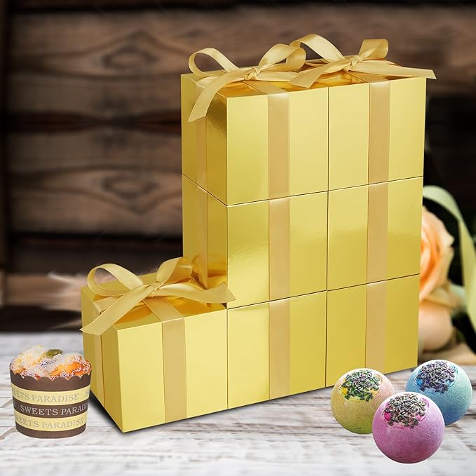 100 Pack Small Gift Boxes, Cupcake Boxes, Candy Boxes - Image 2