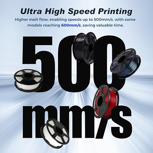 FLASHFORGE Rapid PLA Filament 1.75mm Purple, 500mm/s High Speed Printing - Image 3