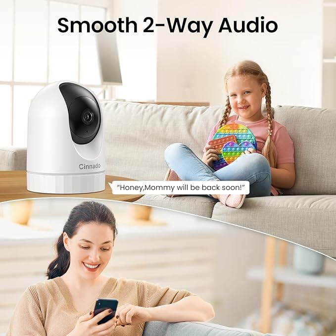 5MP Security Camera Indoor-5G/2.4G Dual WiFi Cameras - Image 7