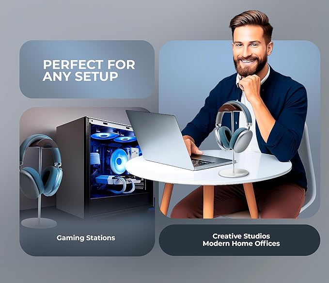 Headphone Stand for Desk – Premium & Minimalist Headset Holder - Image 6