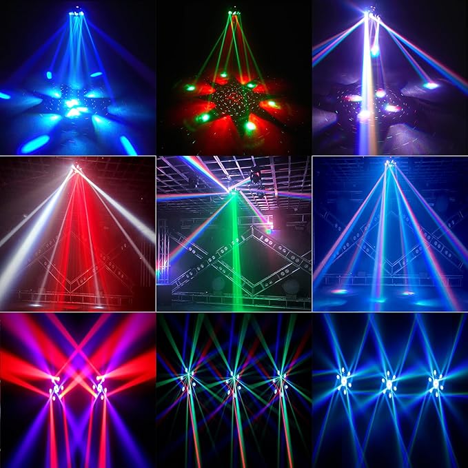 DJ Party Light, 150W RGBW 4in1 LEDs Stage Lights, DMX 512 Control Infinite - Image 3