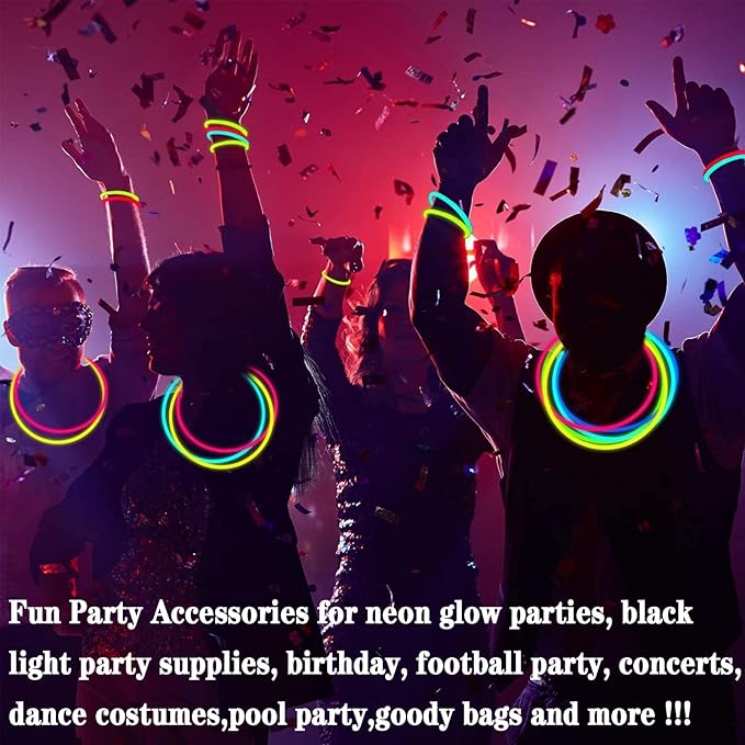 TURNMEON 240 Pack Ultra Bright Halloween Glow Sticks Bulk Party Pack Halloween - Image 2