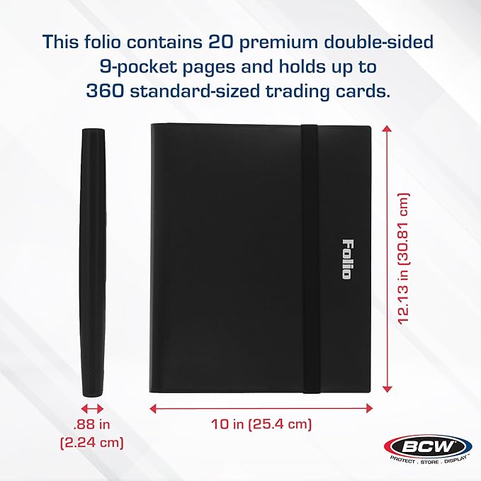 BCW Basics Folio 9-Pocket Card Album - Image 4