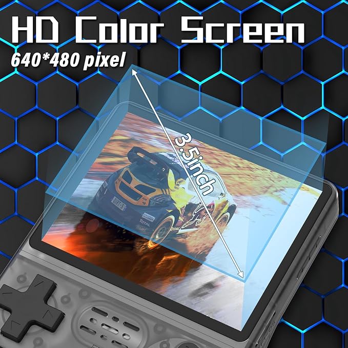 FVBADE R40S PRO Handheld Game Console 3.5 inch IPS Screen Mini Retro Console - Image 3