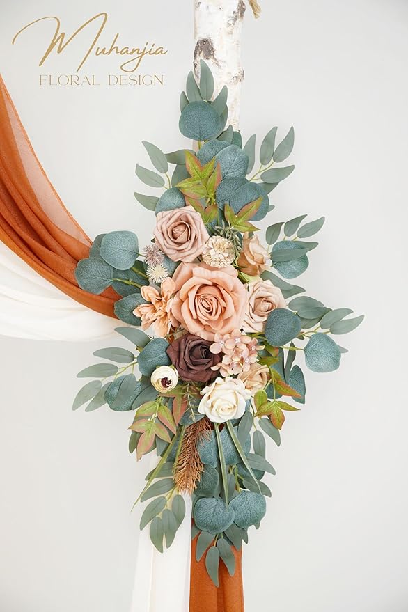 Artificial Arch Flowers Kit, Ceremony and Reception Background Rose Decoration - Image 4