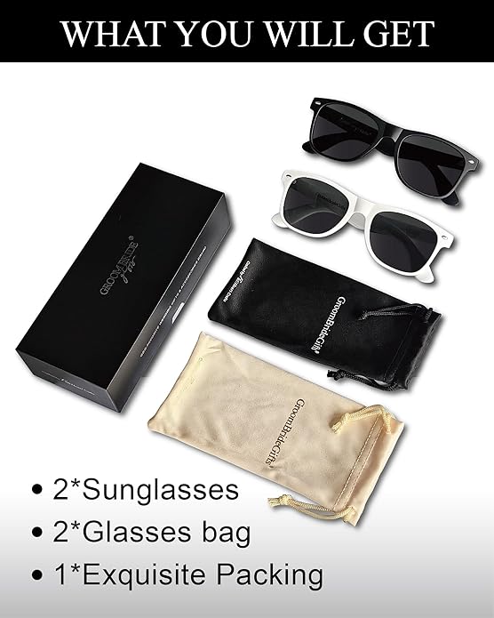 Bride and Groom Polarized Sunglasses - Image 5