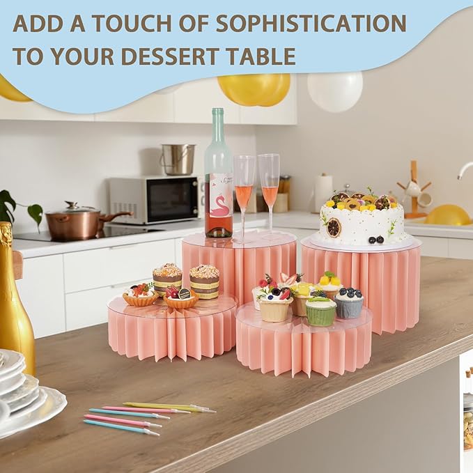 Buffet Risers, Food Risers for Buffet Table Cardboard Food Display Risers for - Image 4
