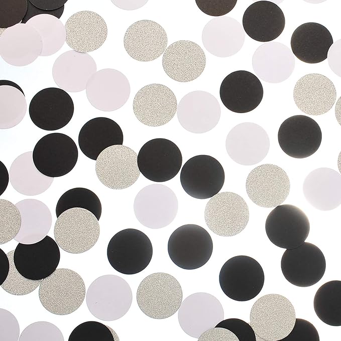 Glitter Confetti Circle Dots for Table Wedding Birthday Party Decoration - Image 2