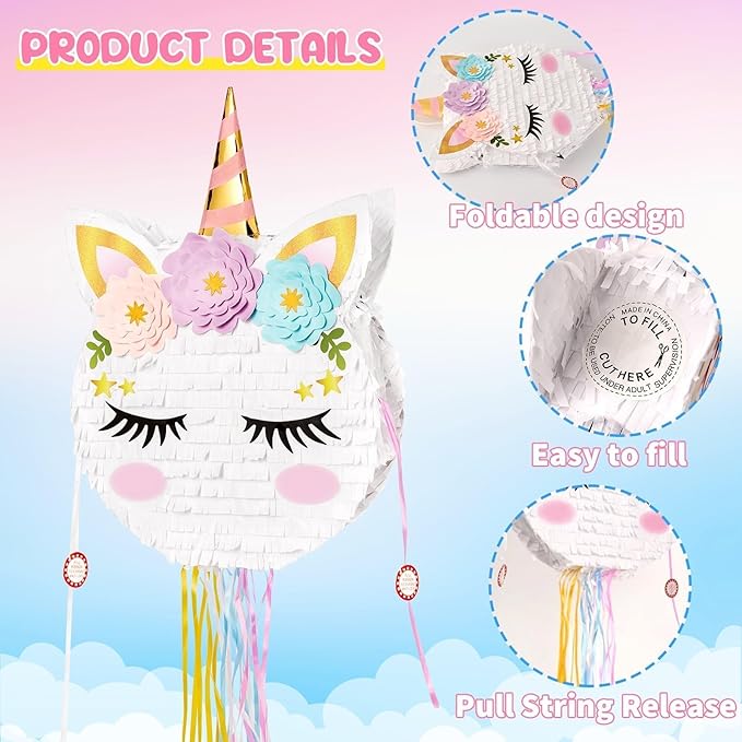 Foldable Unicorn Piñata - Image 6