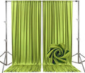 10ft x 10ft Olive Green Backdrop Curtains by Tisspoms