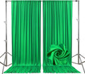 10ft x 10ft Green Backdrop Curtains by Tisspoms