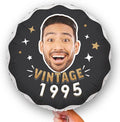 Big Dot of Happiness Personalized Vintage Birthday Photo Balloon, Custom Fun by BigDotofHappiness