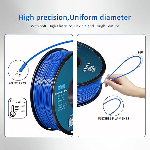 Geeetech TPU Filament 1.75mm – 95A Flexible 3D Printer Filament - Image 4