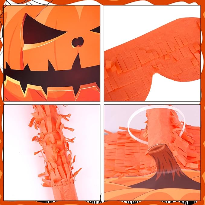Halloween Pumpkin Pinata, Pumpkin Pinata - Image 7