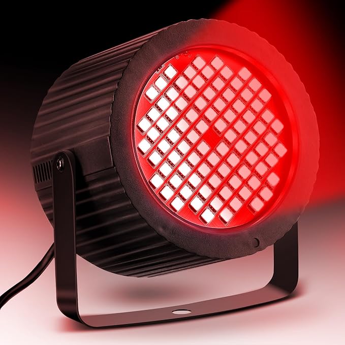 Funtery 2 Pcs Bright White Strobe Light 88 LEDs Flash Party Lighting Speed and - Image 6