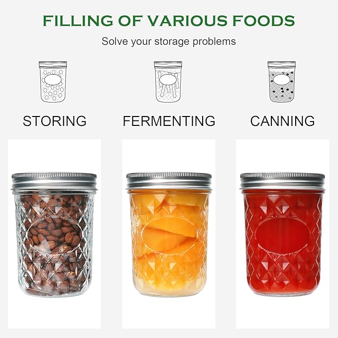 Wide Mouth Mason Jars 12Pack, Mason Jars 16 oz - Image 7