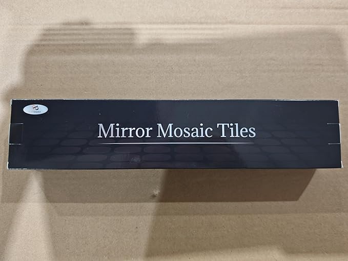 PP OPOUNT 9440 PCS Self Adhesive Mirror Mosaics Sheets, 5 x 5 mm Silver Mirrors - Image 7