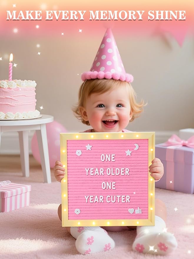 Light up Changeable Felt Letter Board Sign - Image 7