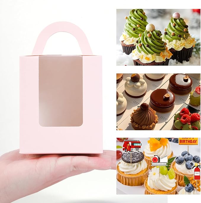 JCD Pink 70packs Cupcakes Containers - Image 6