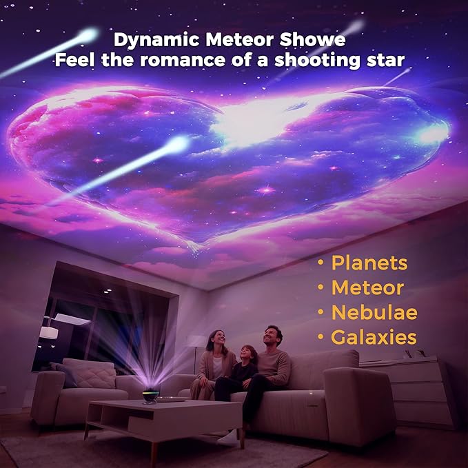 DORESshop Galaxy Projector, 13 Film Discs Star Projector Night Light, Home - Image 2