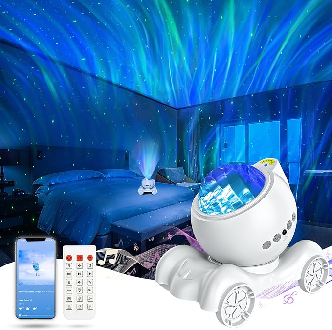 ENOKIK Northern Light Projector, Aurora Star Projector Built-in Bluetooth by ENOKIK