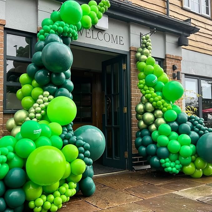 Green and Gold Balloons Garland Arch Kit, St. Patrick's Day, Baby Shower - Image 7