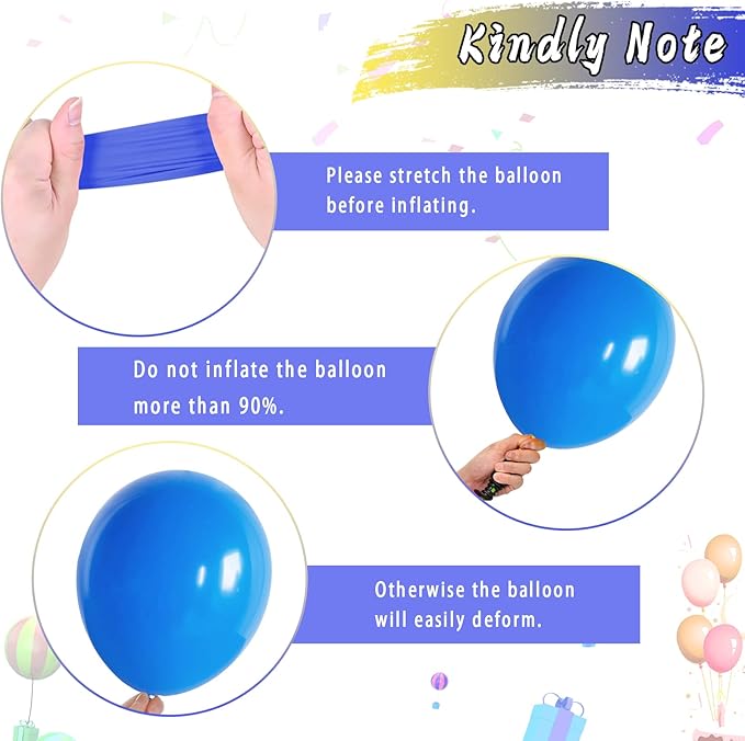 Paready Blue and Yellow Balloons - Image 9