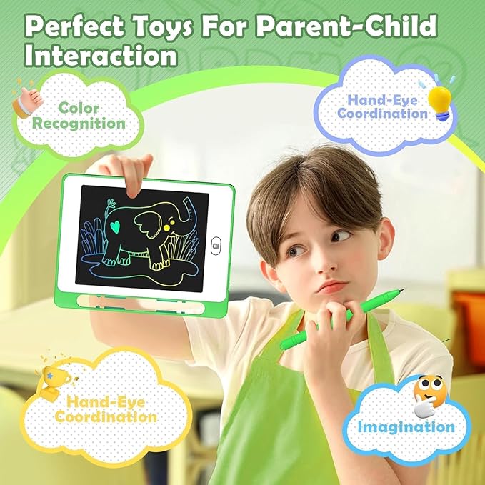 LCD Writing Tablet for Kids, 6.5 Inch Colorful Doodle Board Drawing Tablet - Image 6