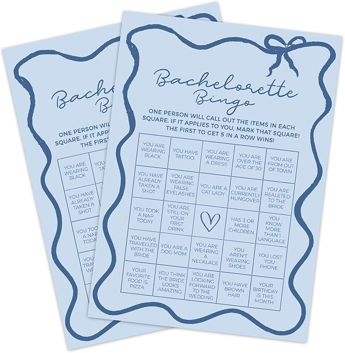 DEEKA 30 PCS Bridal Shower Games Card - Image 9