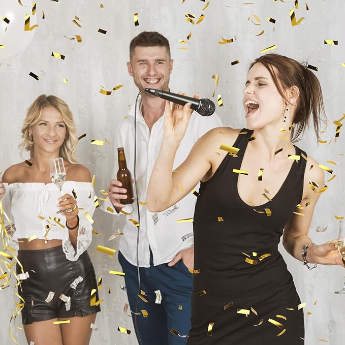 5 Pack Confetti Poppers gold– 12 Inch Confetti Blaster - Image 7